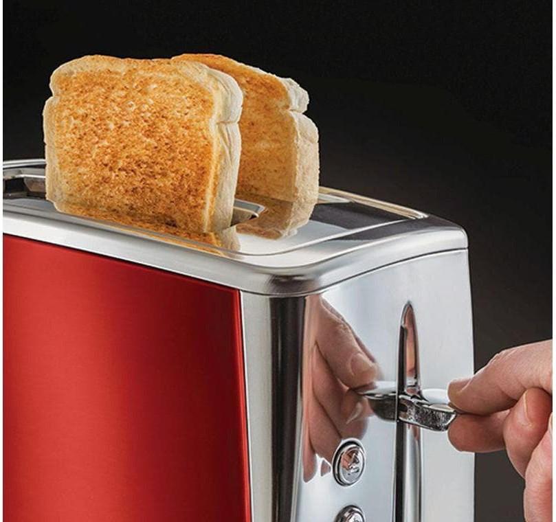 Russell Hobbs Luna Solar Red Toaster - rosso  