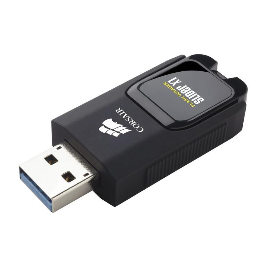 Corsair  Corsair Voyager Slider X1 256GB USB-Stick USB Typ-A 3.2 Gen 1 (3.1 Gen 1) Schwarz 