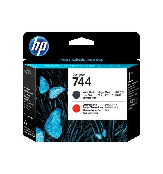 Hewlett-Packard  HP Druckkopf 744 matte black/red F9J88A DesignJet Z5600 