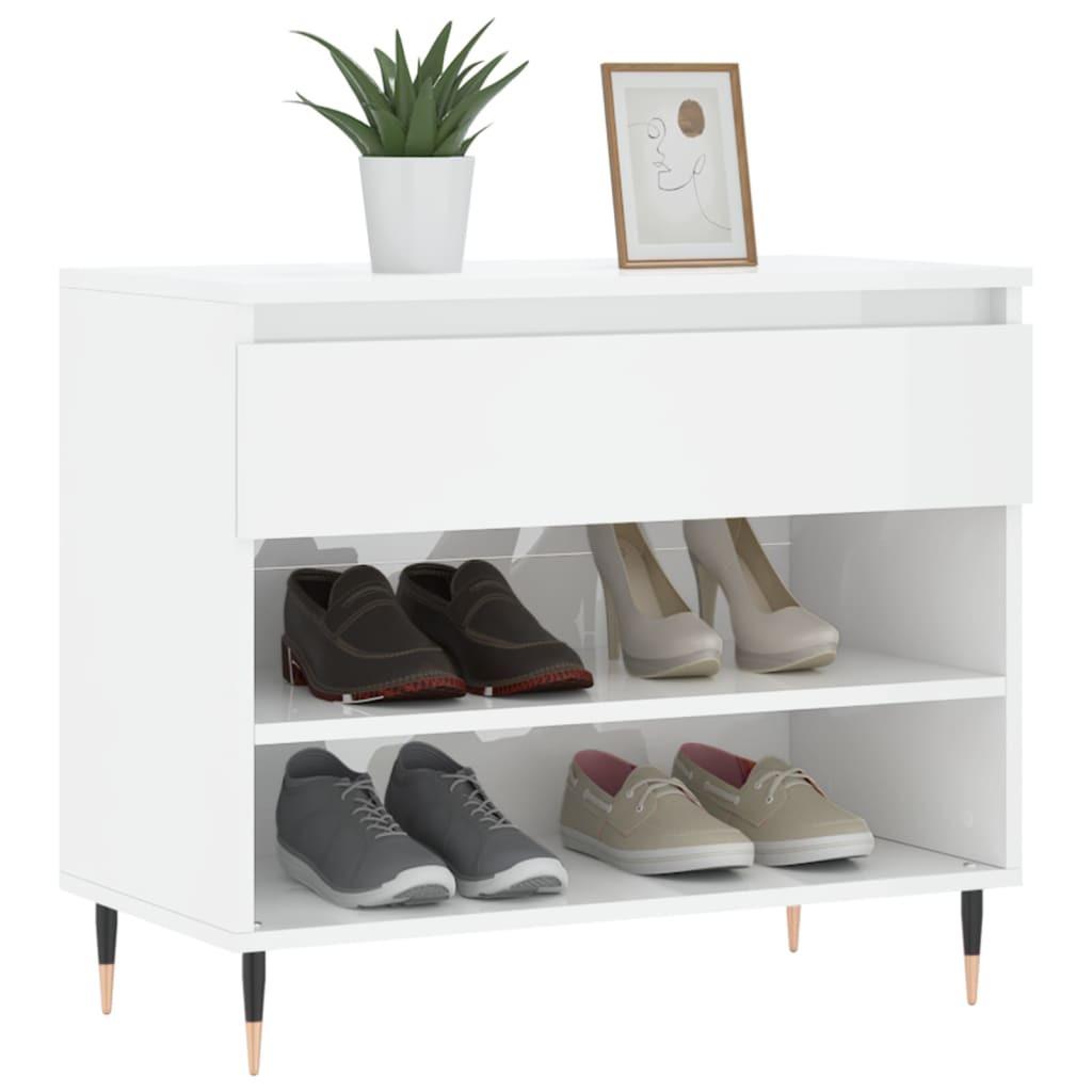 VidaXL Armoire à chaussures bois d'ingénierie  