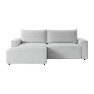 Vente-unique Ecksofa mit Schlaffunktion - Ecke links - Strukturstoff - Grau - VESATO  