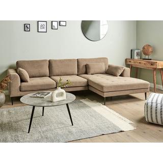 Beliani Ecksofa aus Polyester Modern FLAM  