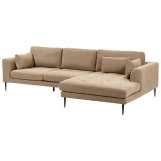 Beliani Ecksofa aus Polyester Modern FLAM  