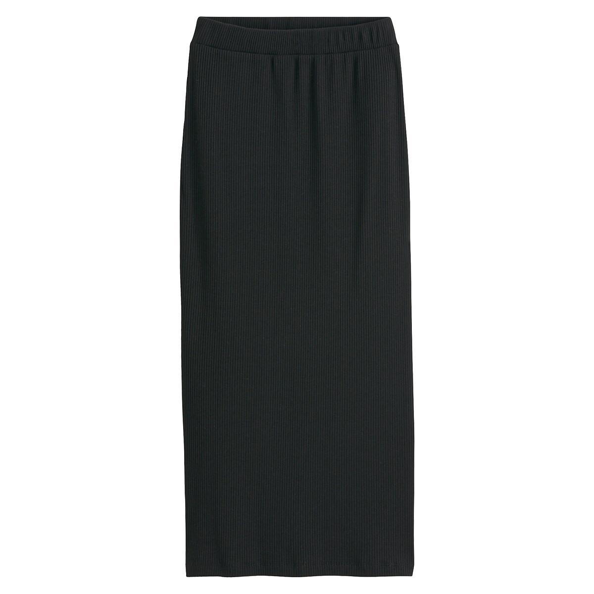 La Redoute Collections Gerippter Jersey Enger Maxirock  