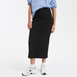 La Redoute Collections Gerippter Jersey Enger Maxirock  