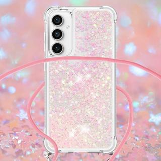 Cover-Discount  Galaxy S23 Fe - Coque Paillettes Avec Bandouliã¨Re 