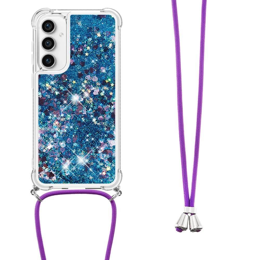 Cover-Discount  Galaxy S23 Fe - Coque Paillettes Avec Bandouliã¨Re 