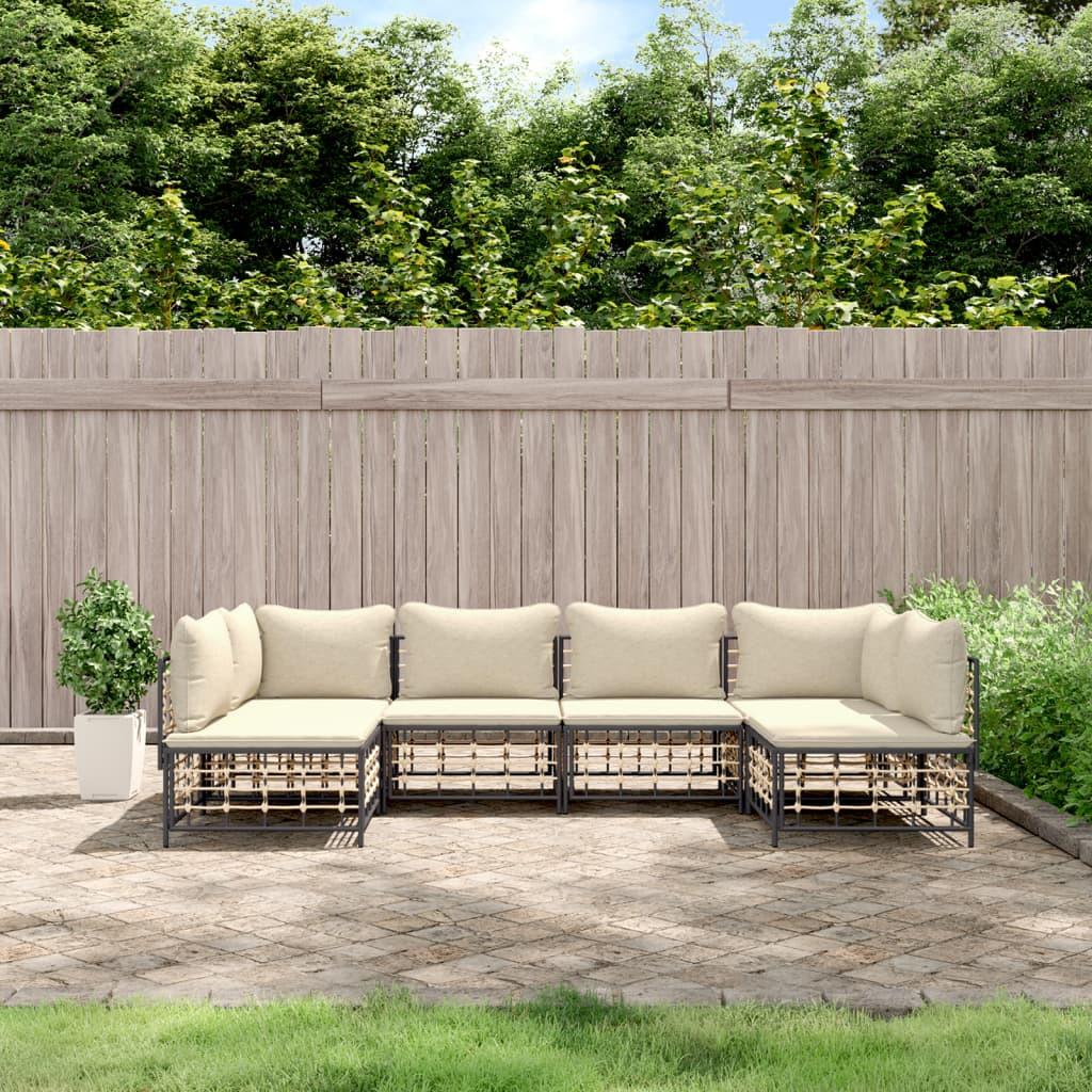 VidaXL Garten lounge set poly-rattan  