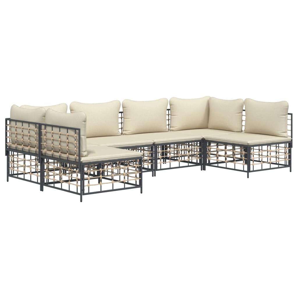 VidaXL Garten lounge set poly-rattan  