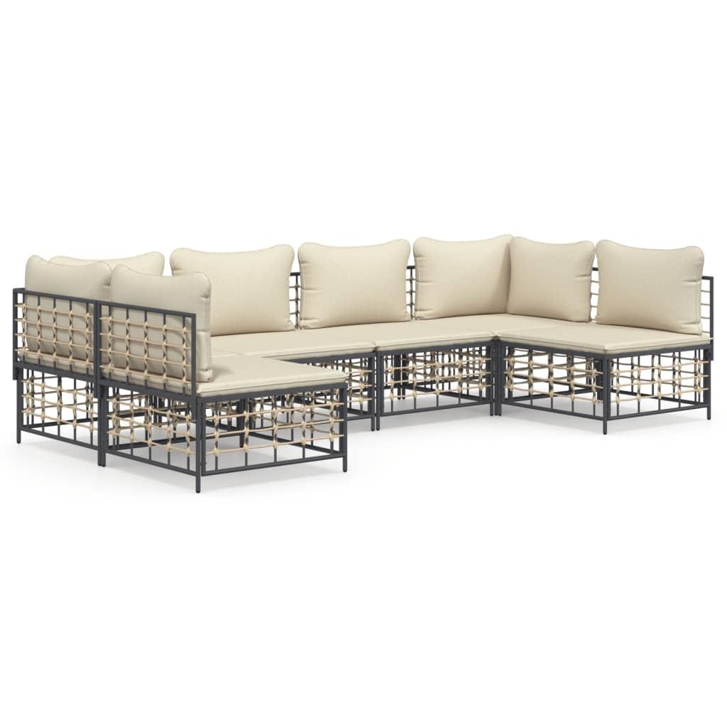 VidaXL Garten lounge set poly-rattan  