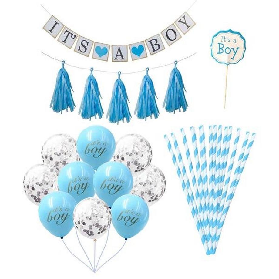 eStore  Dekorationsset, Babyparty - Its a Boy 