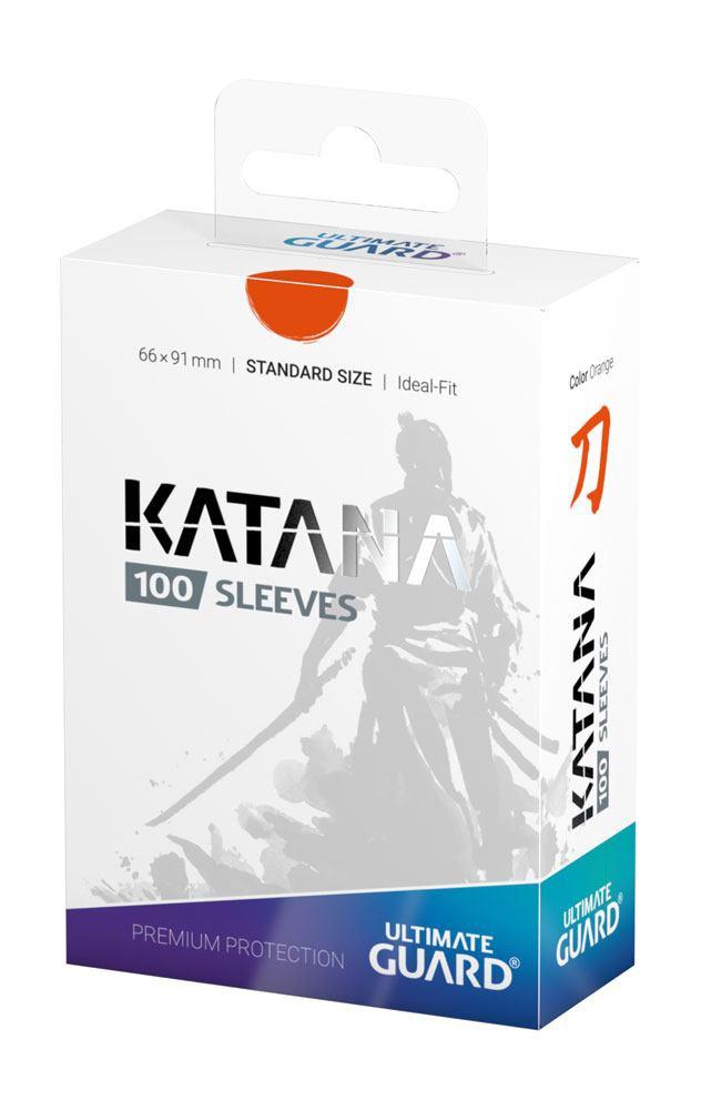 Ultimate Guard  Sleeves - 100 pieces Box - Katana - Standard - Orange 