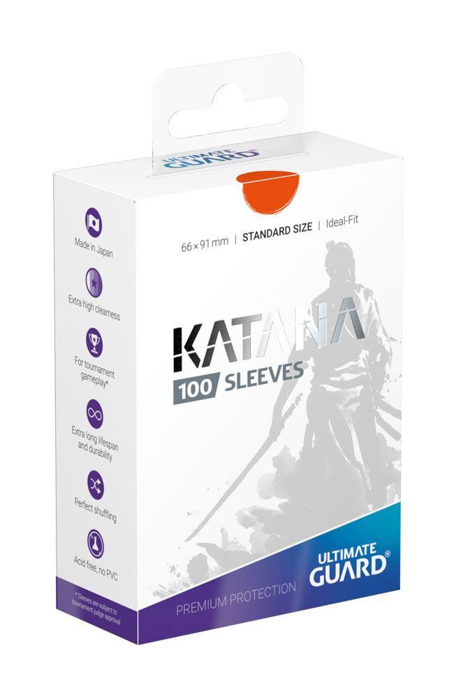 Ultimate Guard  Sleeves - 100 pieces Box - Katana - Standard - Orange 