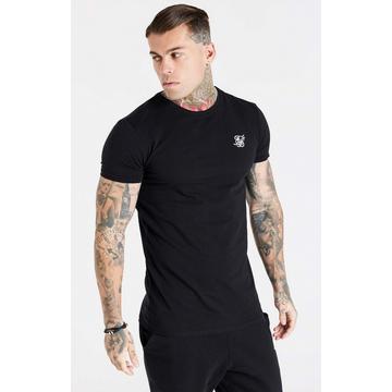 T-Shirt Black Essential Short Sleeve Muscle Fit T-Shirt