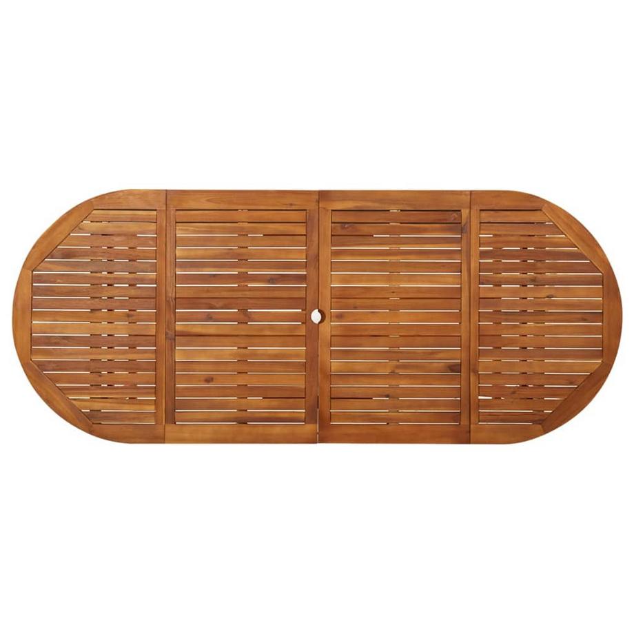 VidaXL tavolo giardino Legno di acacia  