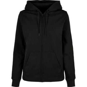 Basic Hoodie mit durchgehendem Reißverschluss