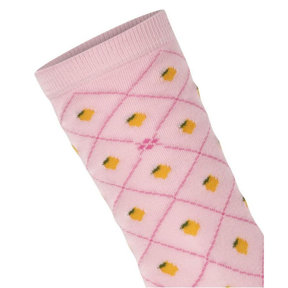 Burlington Calze Limone Motivo a Rombi  