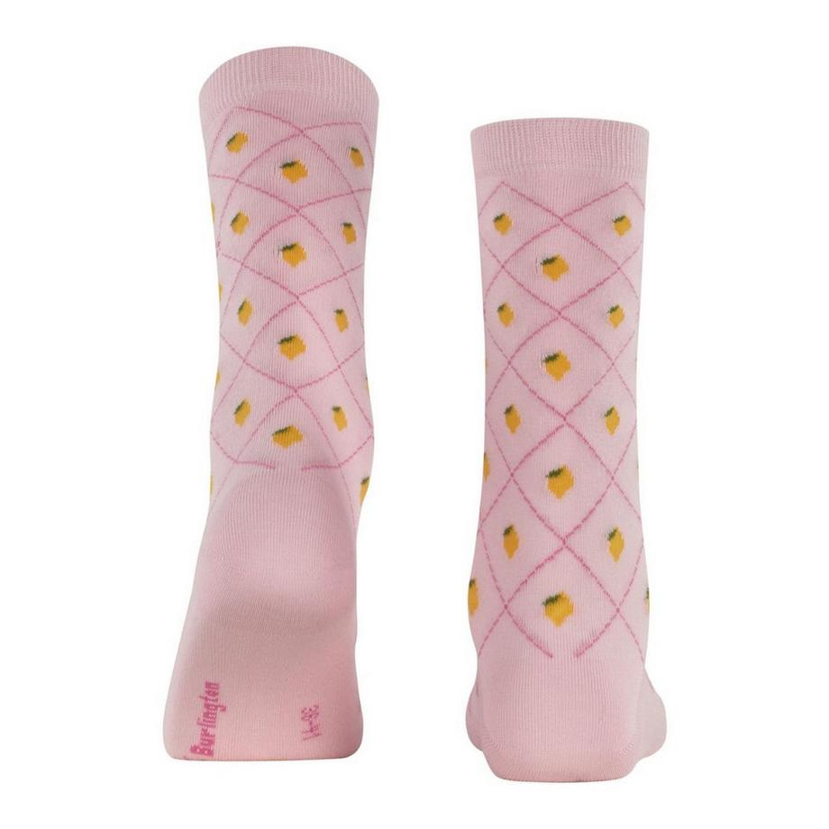 Burlington Calze Limone Motivo a Rombi  
