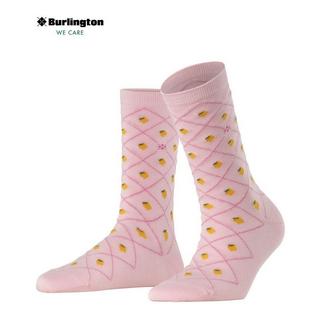 Burlington Chaussettes Losanges Lemon  