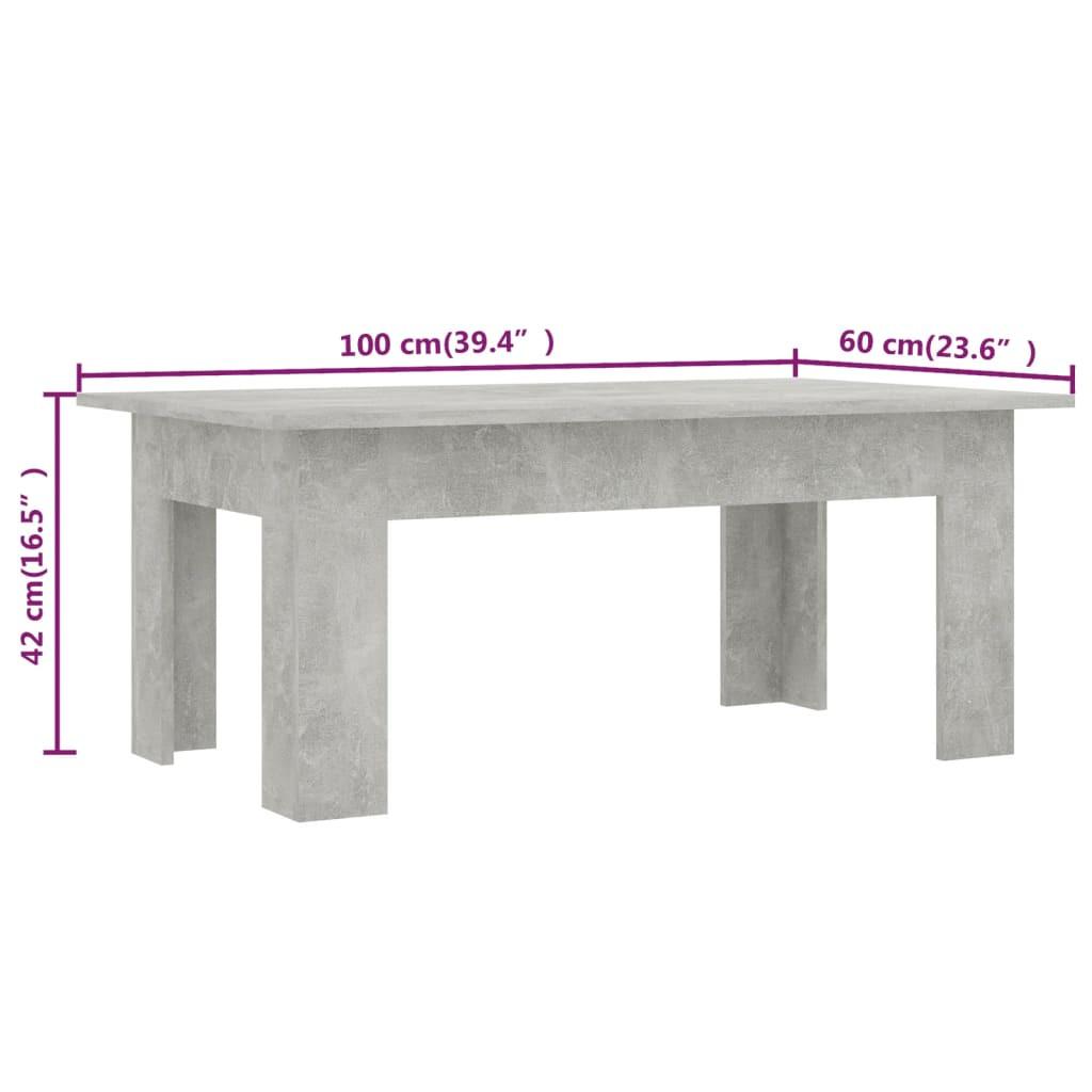 VidaXL Table basse bois d'ingénierie  