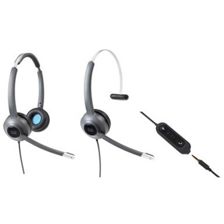 Cisco  Cisco 522 Casque Avec fil Arceau Bureau/Centre d'appels USB Type-C Noir, Gris 