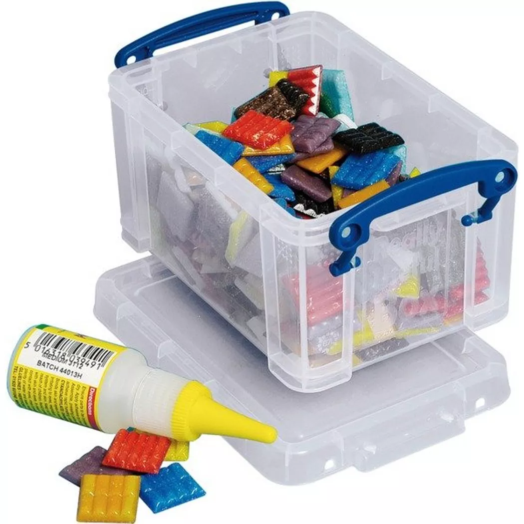 Really Useful Box Aufbewahrungsbox 0,7 Liter - transparent