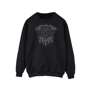 AC/DC  Sweatshirt noir en coton Ice 