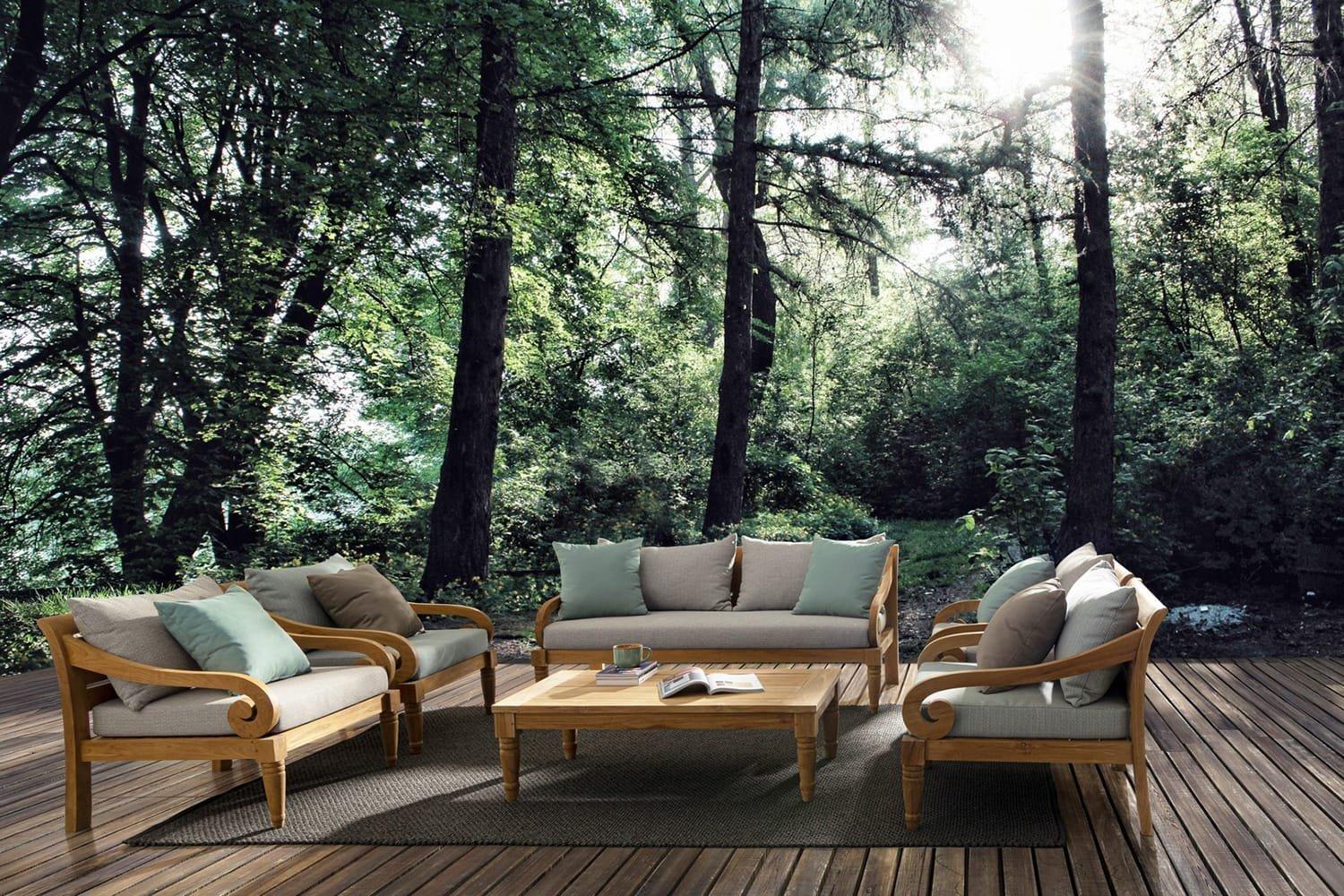 mutoni Gartensofa Karuba natur  