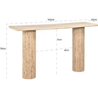 mutoni Table console Hampton 140  