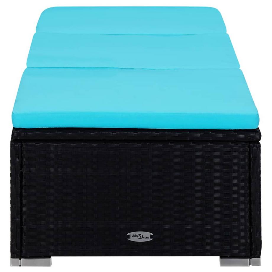 VidaXL lettino Polirattan  