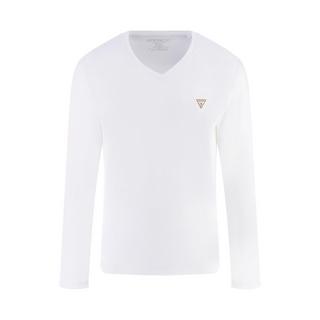 GUESS Core Langarm V-Ausschnitt T-Shirt  