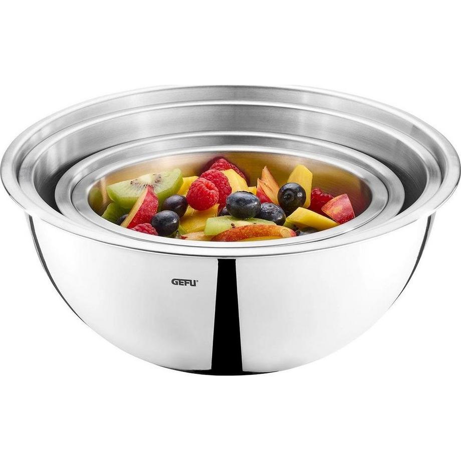 GEFU Set de bols à mélanger  Rührschüssel-Set Cavaro 4 pièces  