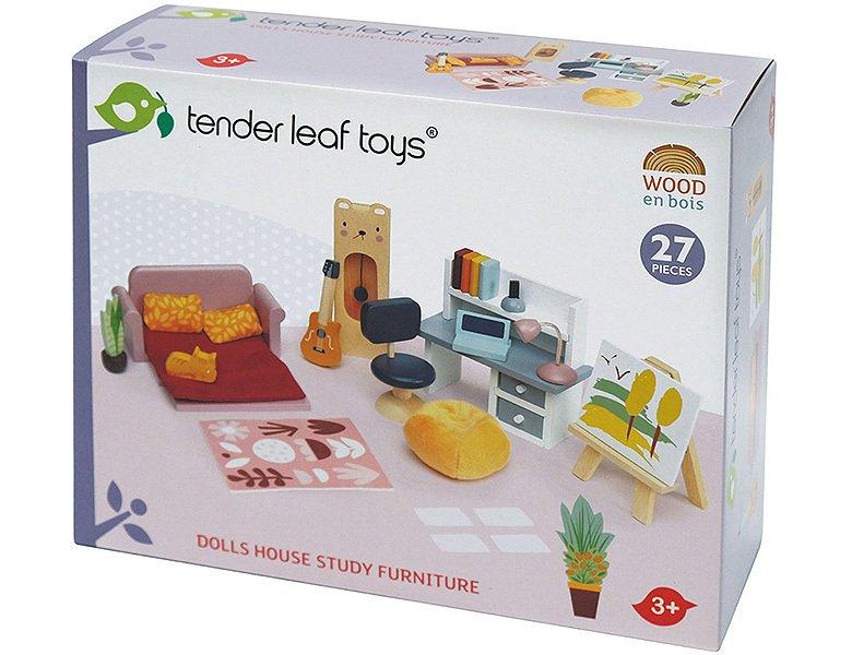 Tender Leaf Toys  Puppenhaus Arbeitszimmer 