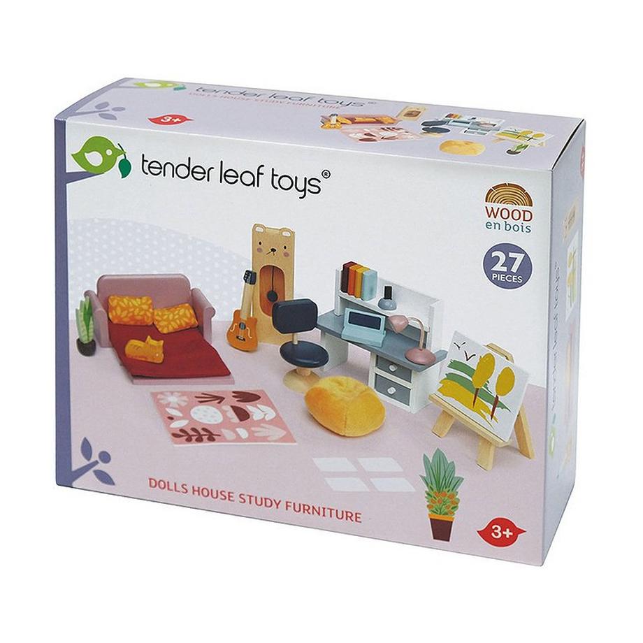 Tender Leaf Toys  Puppenhaus Arbeitszimmer 