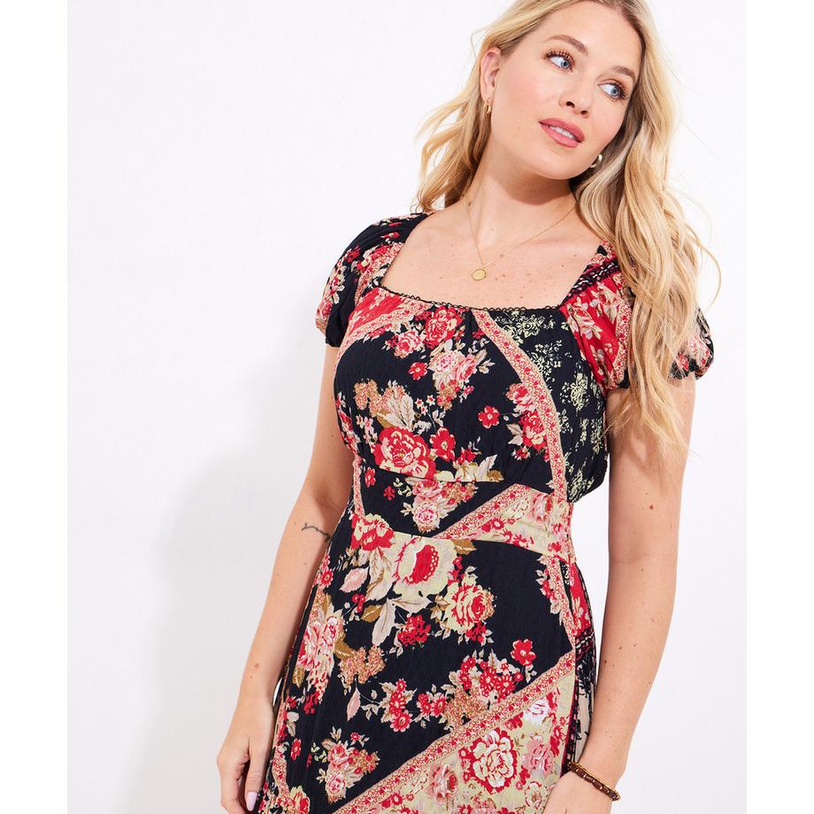 Joe Browns Fliessendes Patchwork Maxikleid  