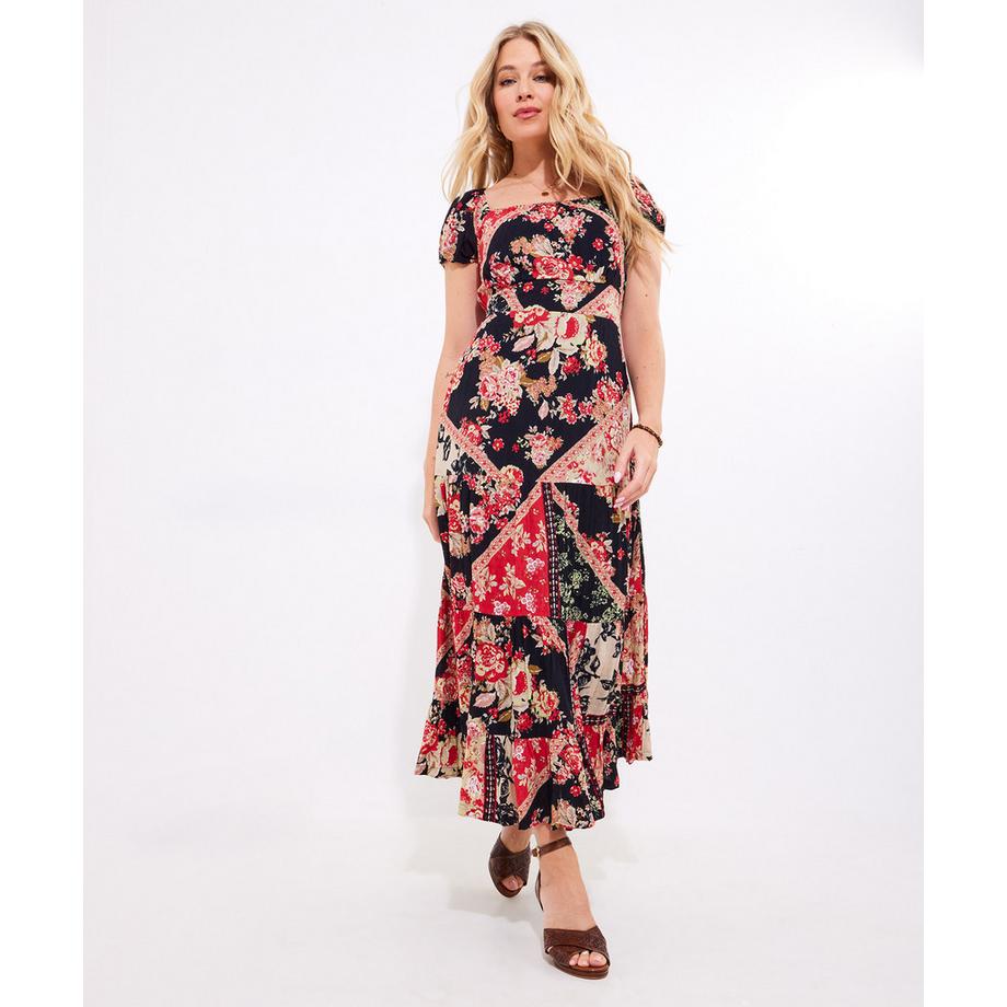 Joe Browns Fliessendes Patchwork Maxikleid  