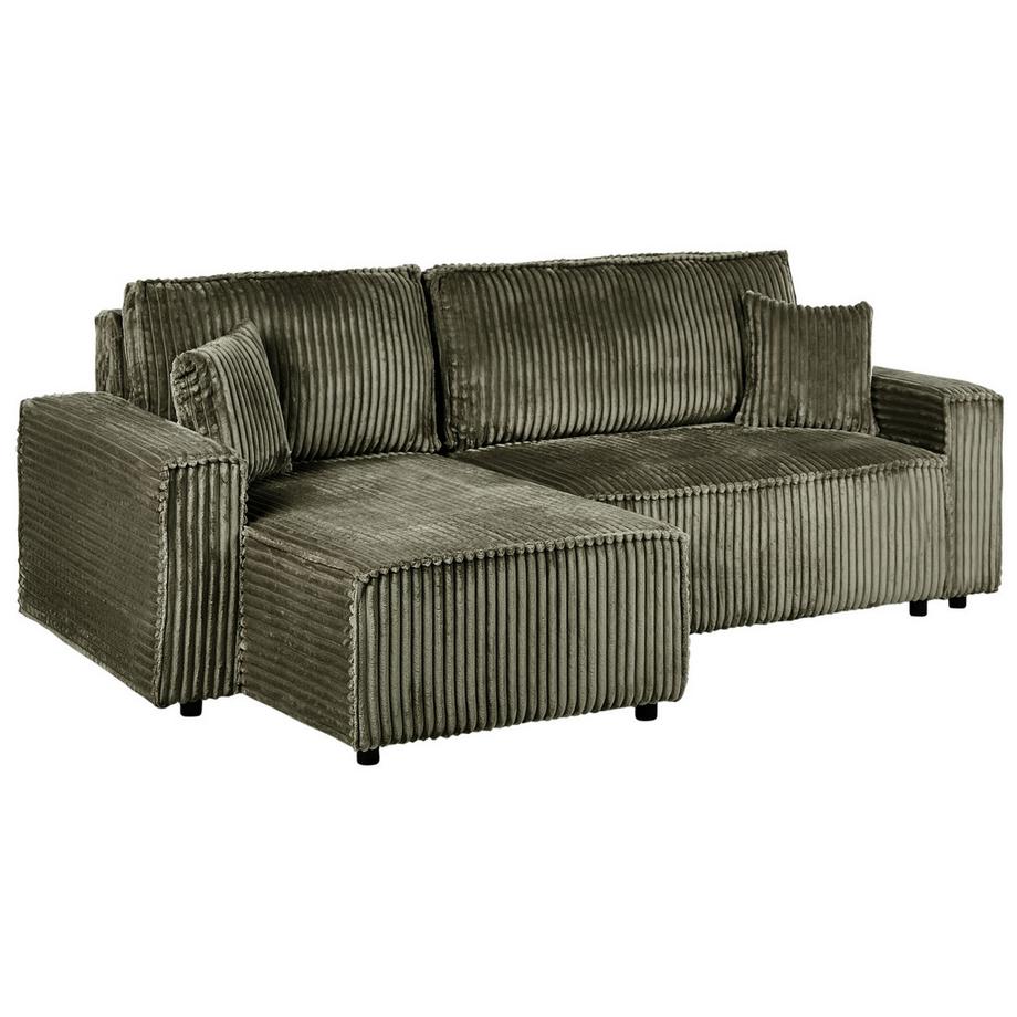 Beliani Schlafsofa aus Cord  ABACKA  