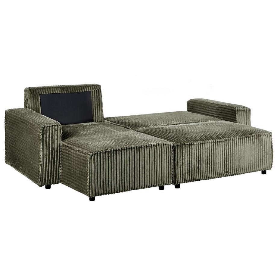 Beliani Schlafsofa aus Cord  ABACKA  