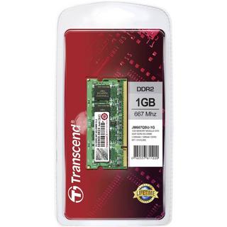 Transcend  JetRAM 1 GB DDR2-667 SODIMM Arbeitsspeicher 