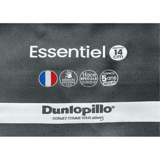 LINEA SOFA Schlafsofa mit Matratze 4-Sitzer Kunstleder - Grau - Liegefläche: 160 cm - Matratzenhöhe: 14 cm mit Memory Schaum - CALITO  