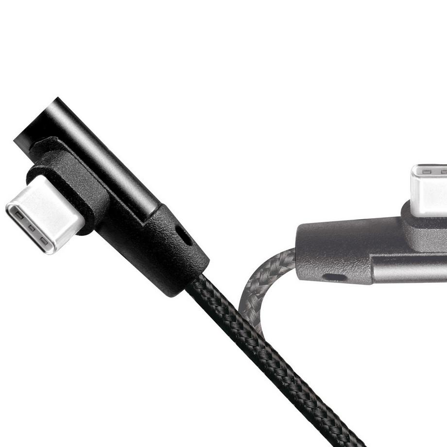 LogiLink  Câble USB-C coudé USB 2.0 Max 3A 1m 