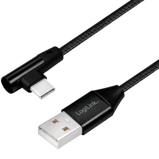 LogiLink  Cavo USB-C angolato USB 2.0 Max 3A 1m 