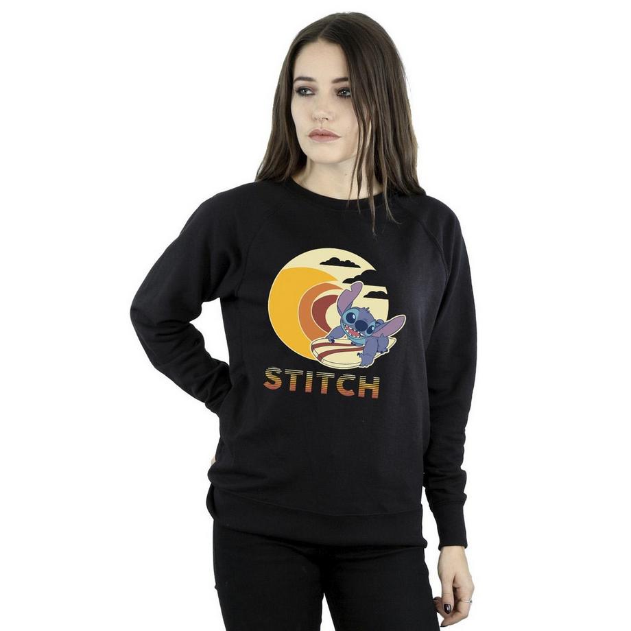 Disney Stitch Surfing Sweatshirt Graphique  