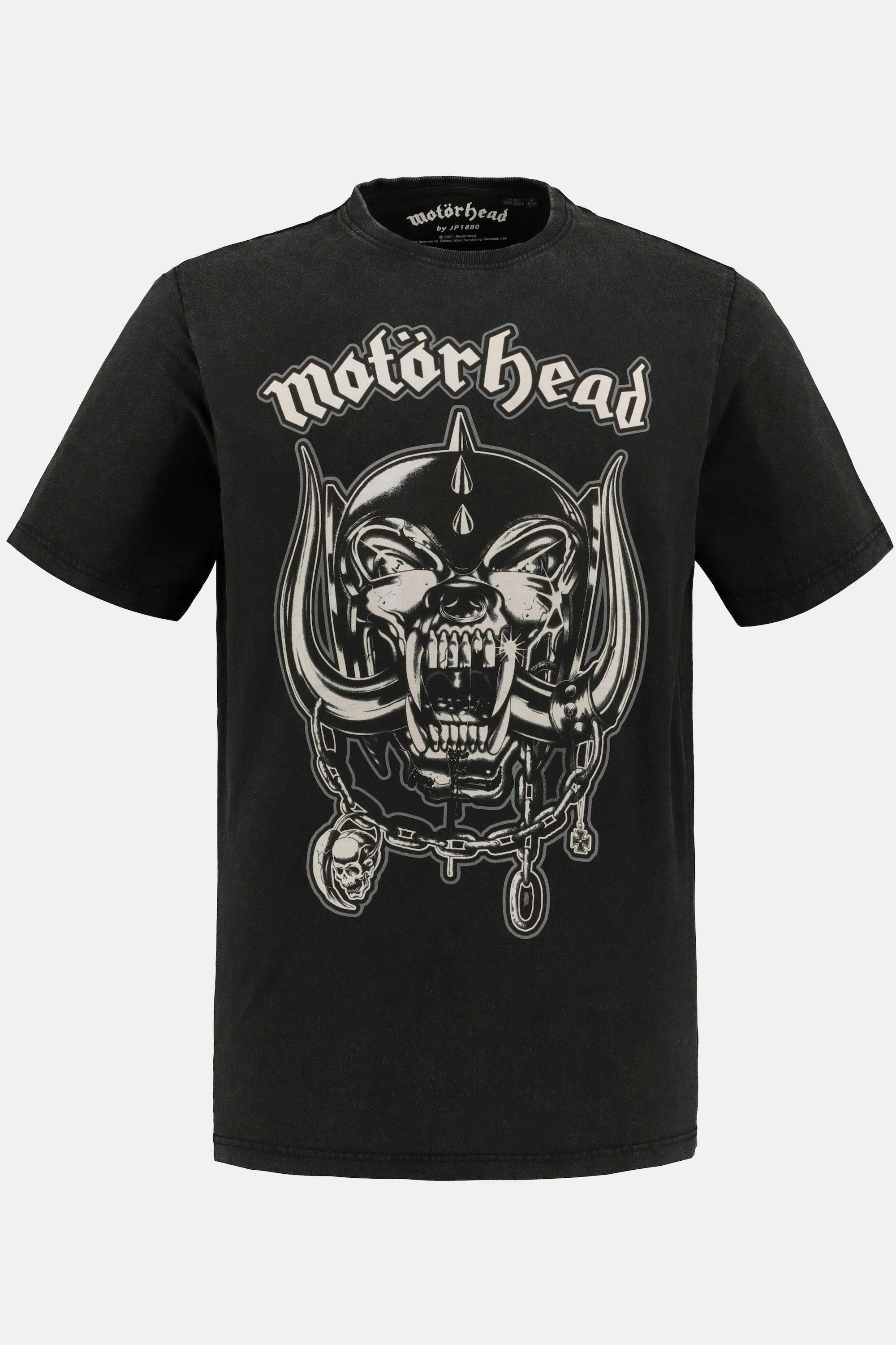 JP1880  T-shirt dedicata alla band Motörhead con mezze maniche nero 