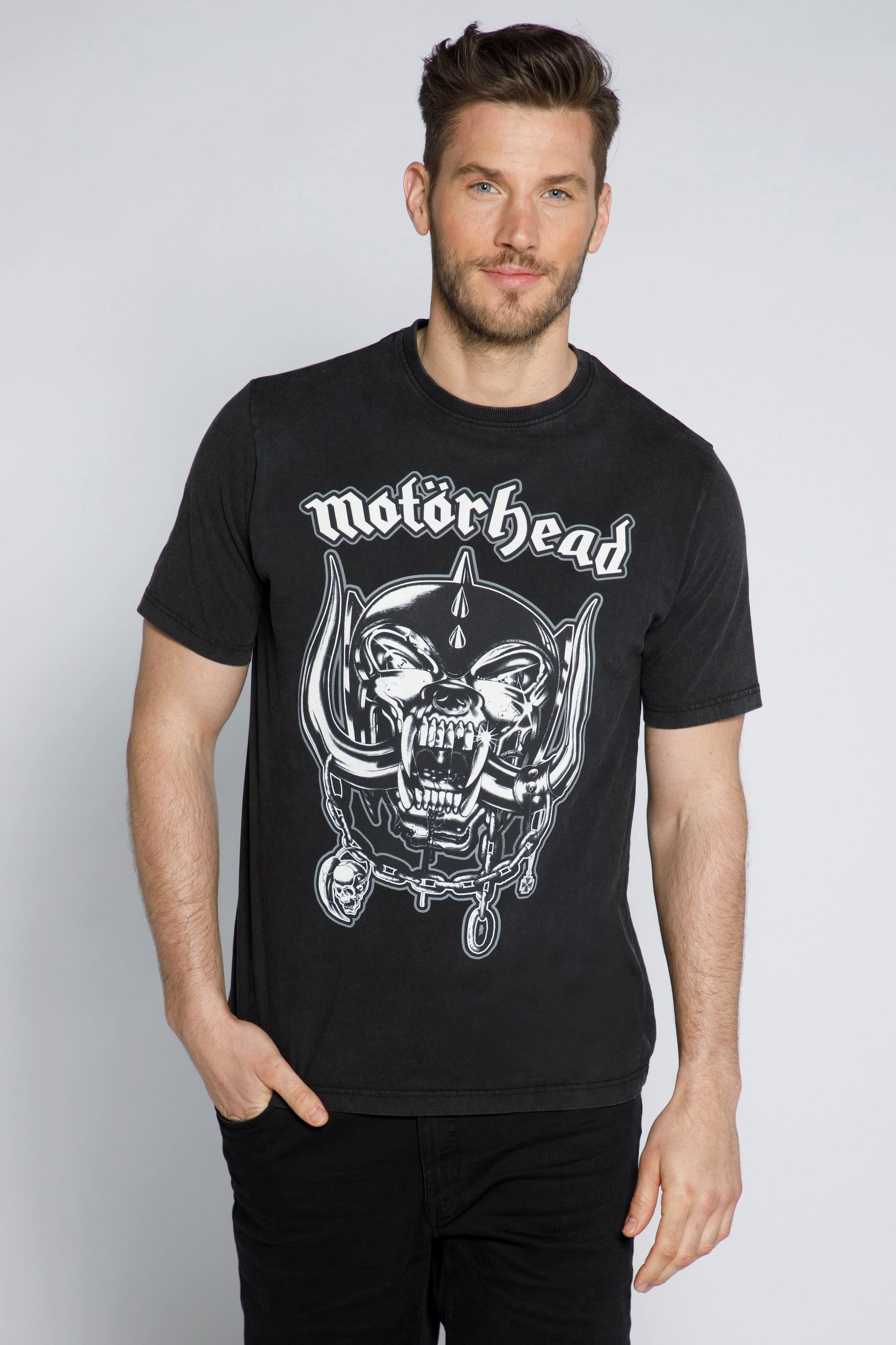 JP1880  T-shirt dedicata alla band Motörhead con mezze maniche nero 