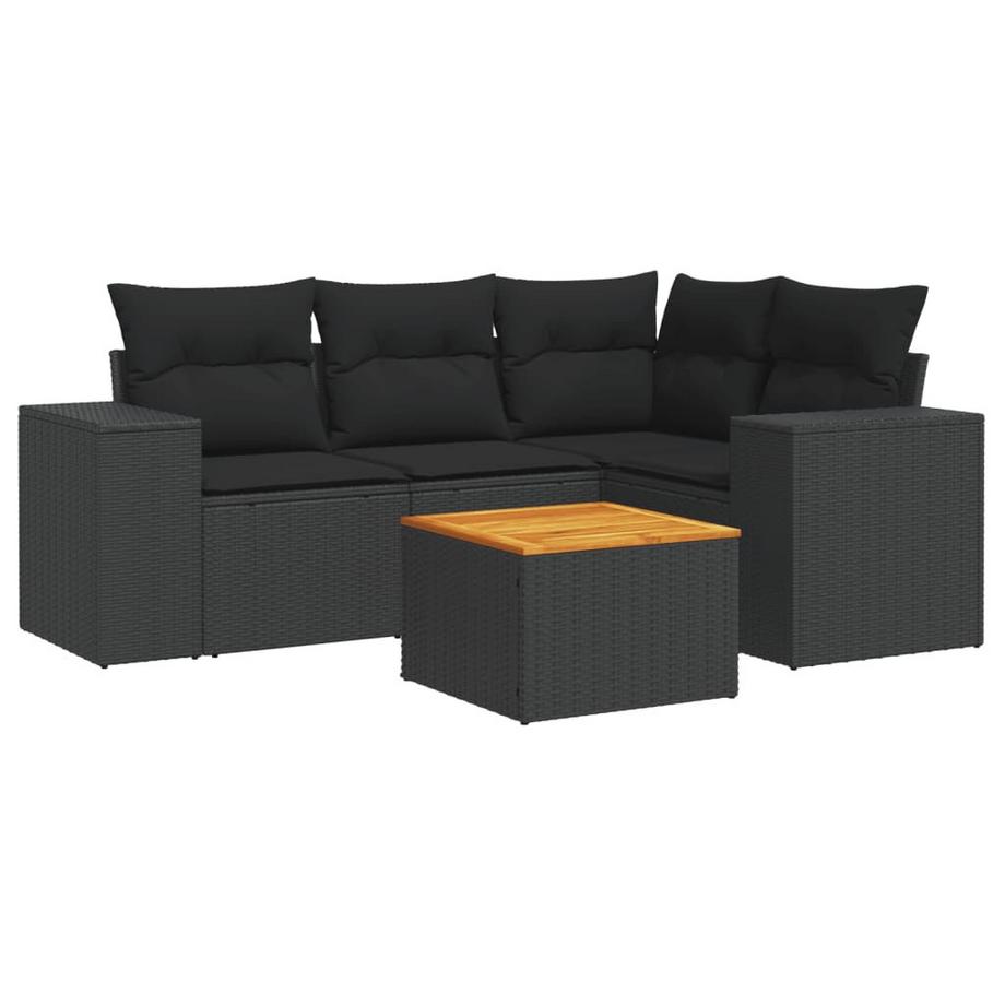 set divano da giardino Polirattan