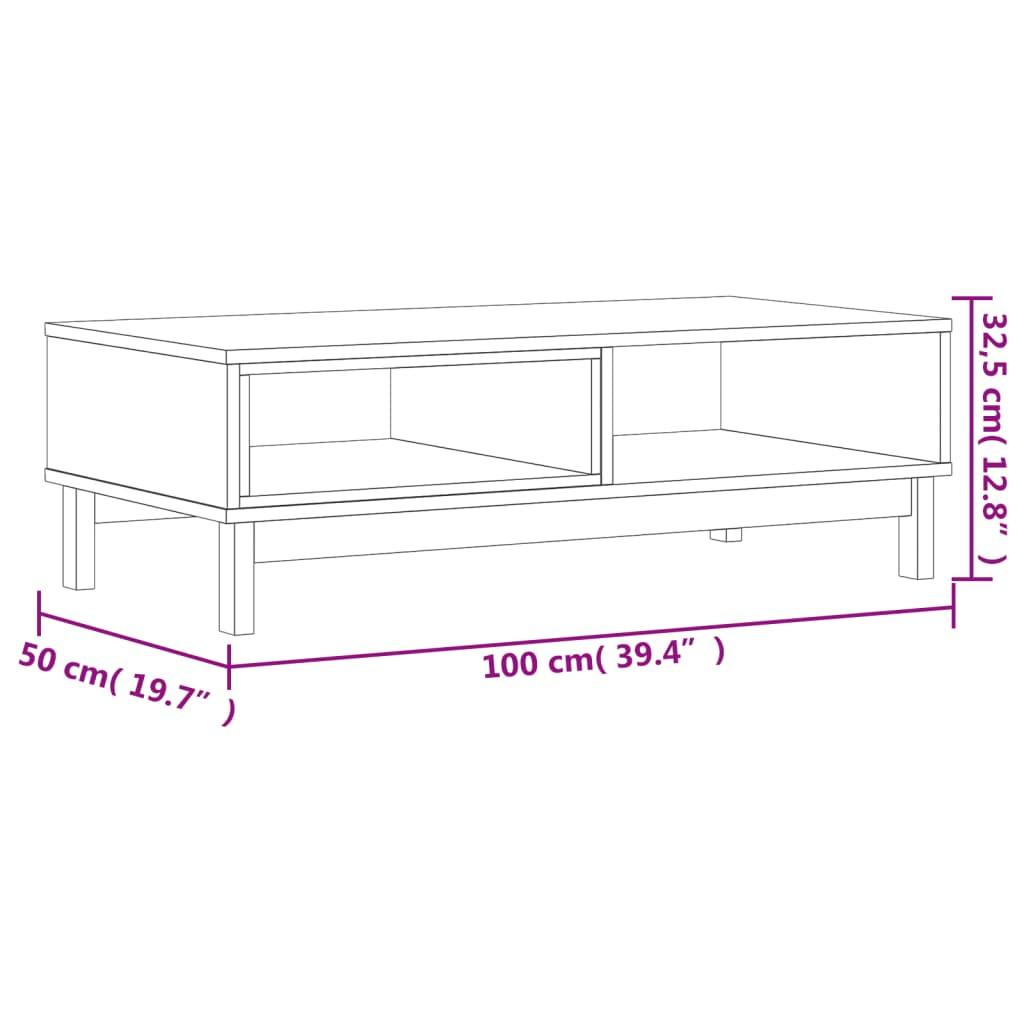 VidaXL Couchtisch holz  