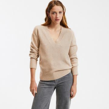Pullover mit V-Ausschnitt