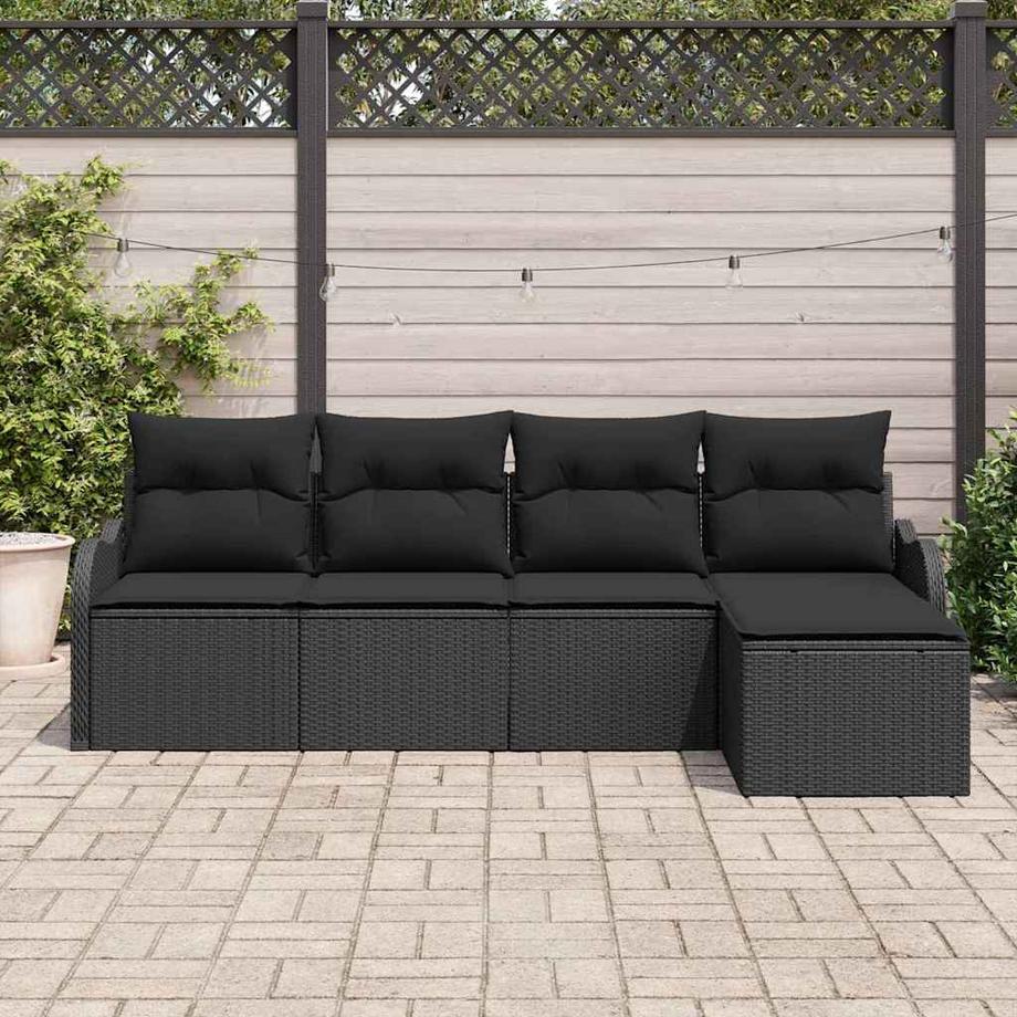 VidaXL Divano da giardino Polyrattan  