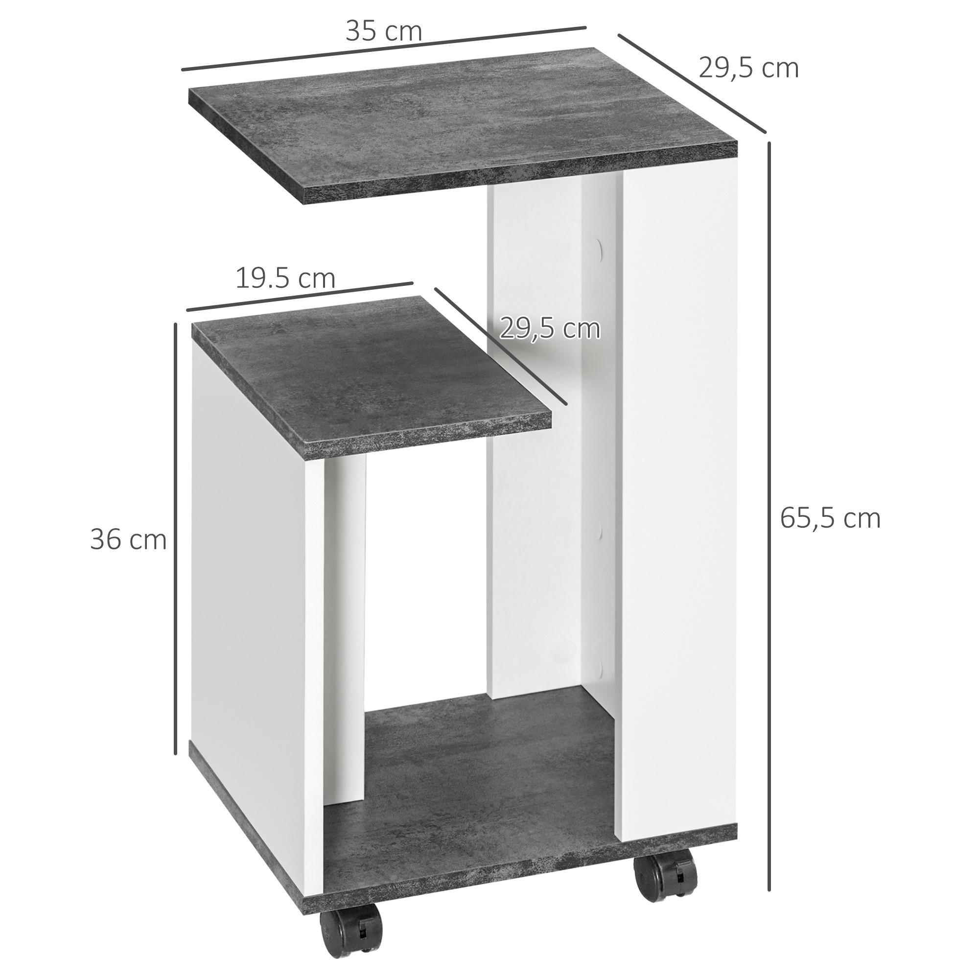 HOMCOM Table d'appoint  